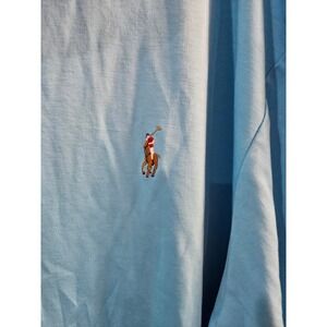 Polo Ralph Lauren Mens 2XB Big Light Blue Pima Soft Touch Cotton Polo Shirt